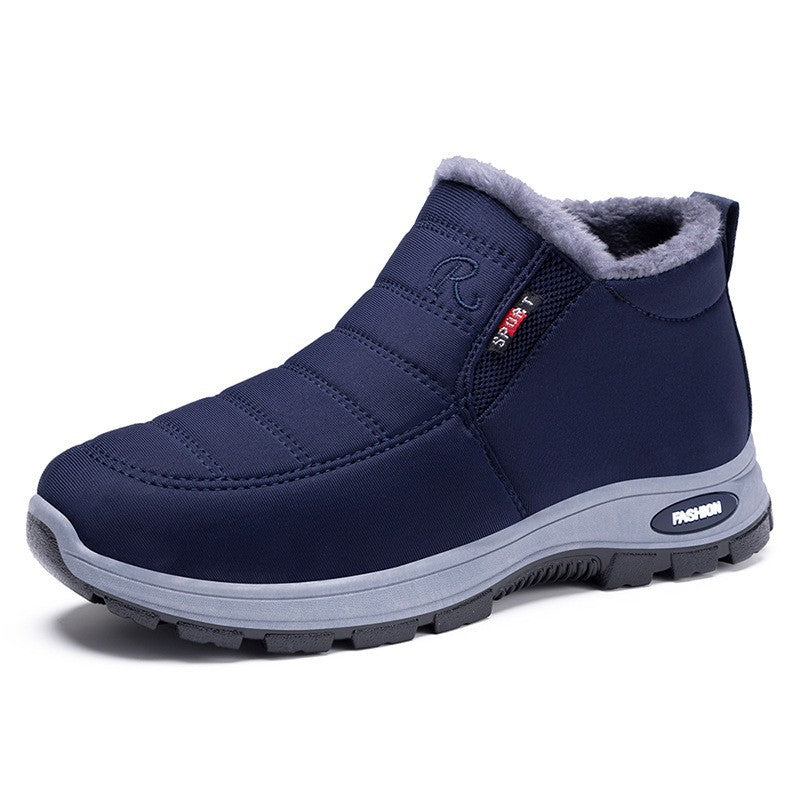 Bottes d'hiver à enfiler doublées de polaire pour femme – Chaudes, imperméables et antidérapantes