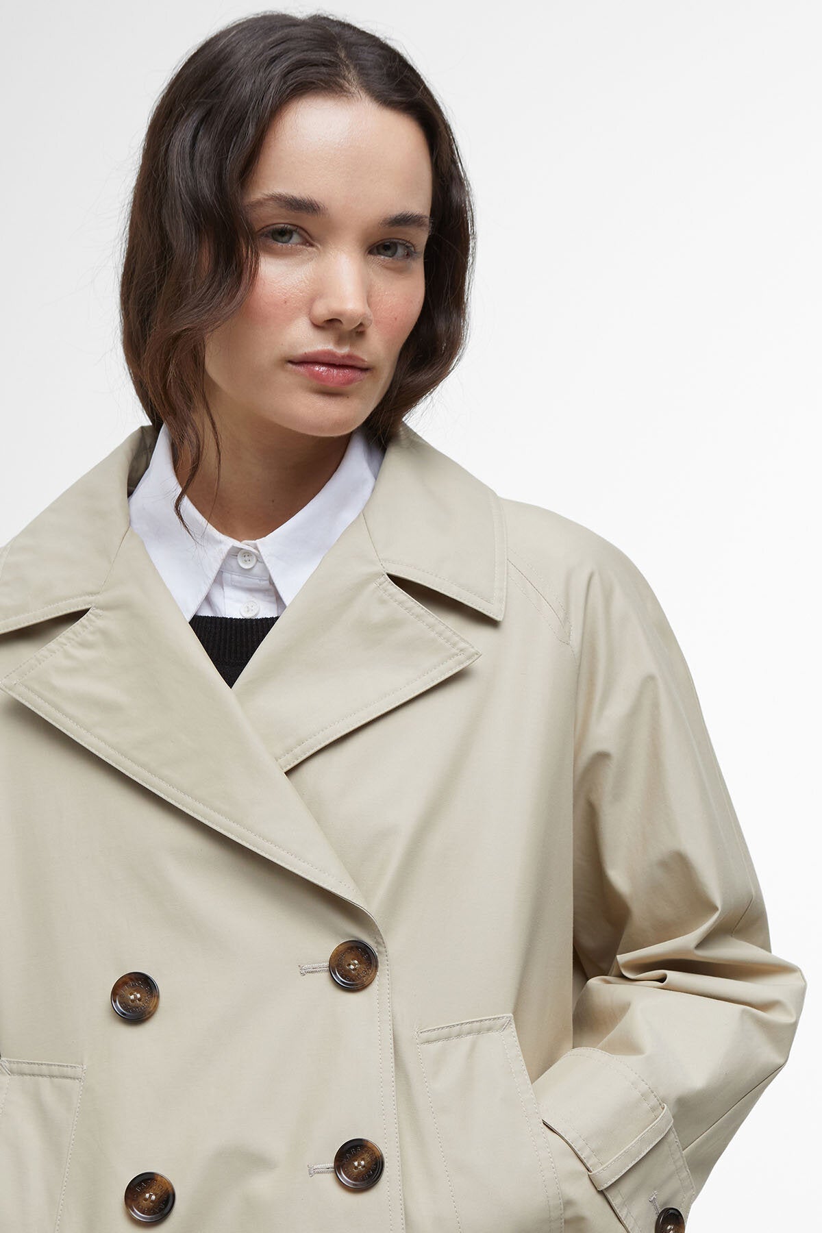 Maisy Showeproof Jacket - LIGHT SAND/SAFARI TA