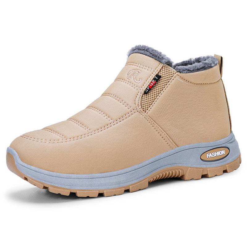 Bottes d'hiver à enfiler doublées de polaire pour femme – Chaudes, imperméables et antidérapantes