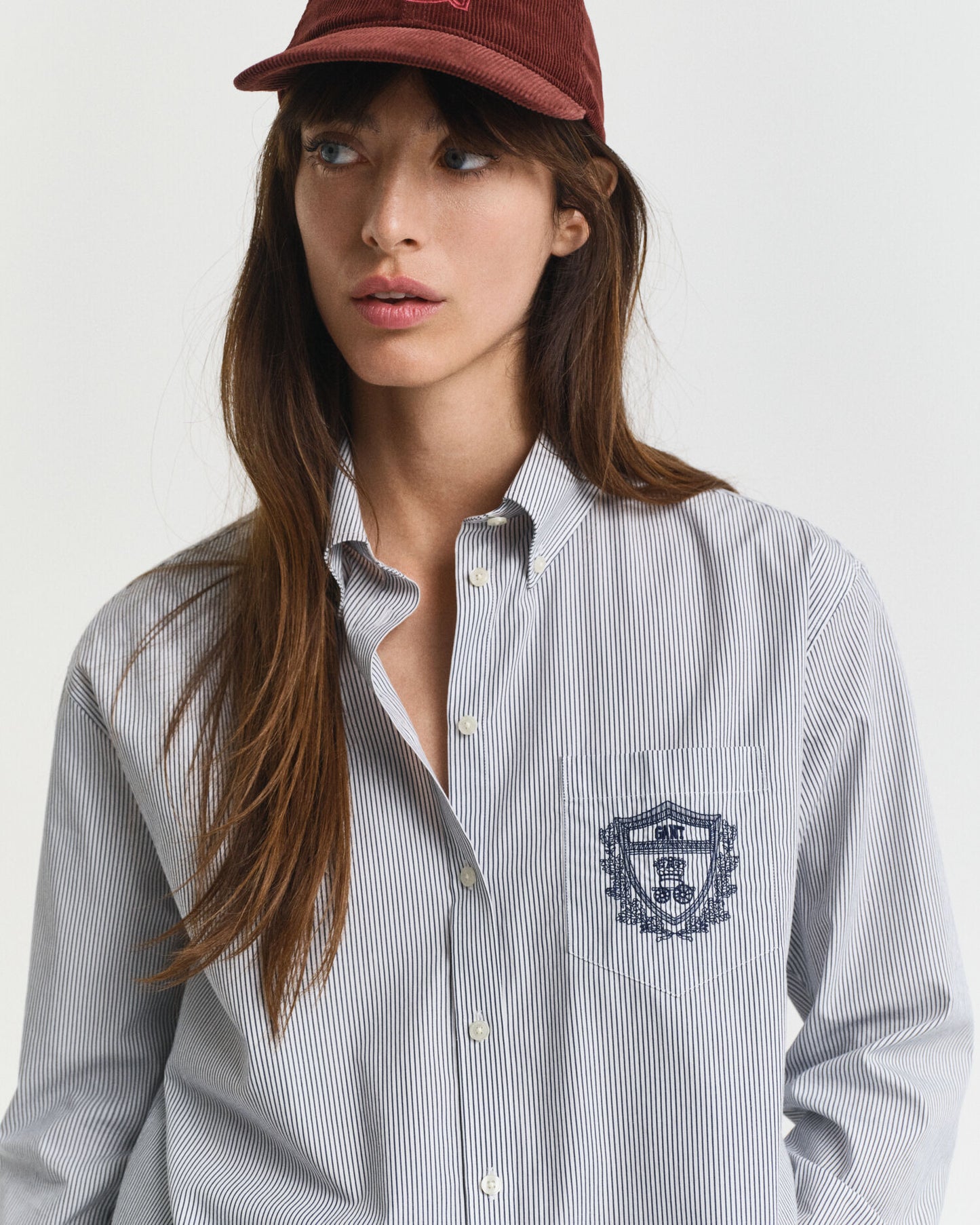 Relaxed Fit Classic Poplin Graphic Shirt