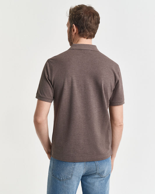 Regular Fit Shield Pique Polo Shirt